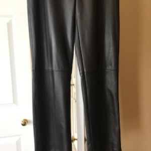 Brown Leather Pants
